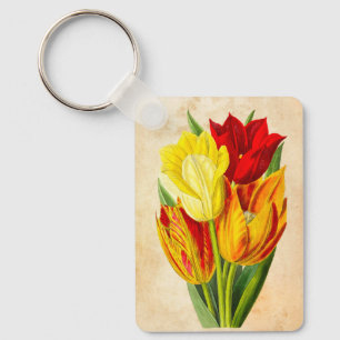 Porte-clés Tulipes de printemps