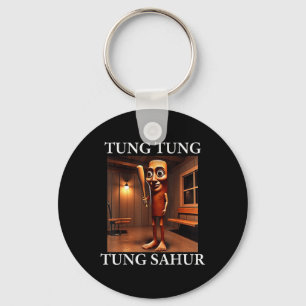 Porte-clés Tung Tung Tung Sahur Italien Brainrot mème drôle