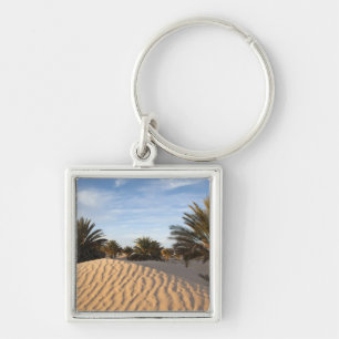 Porte-clés Tunisie, désert du Sahara, Douz, Grande Dune, palm
