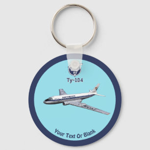 Porte-clés Tupolev (Туполев) Tu-104 Airliner