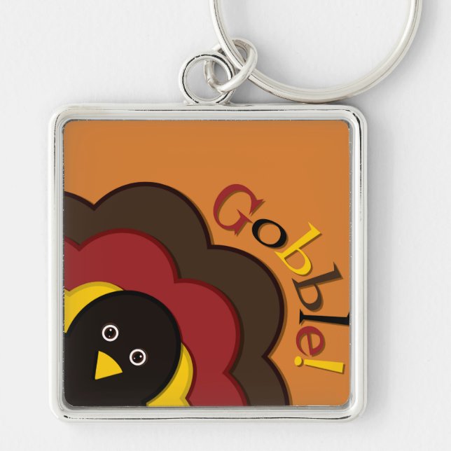Porte-clés Turc caché de Thanksgiving (Devant)