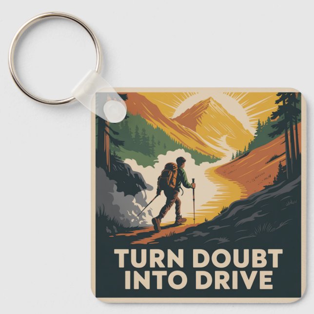 Porte-clés Turn Doubt Into Drive (Recto)