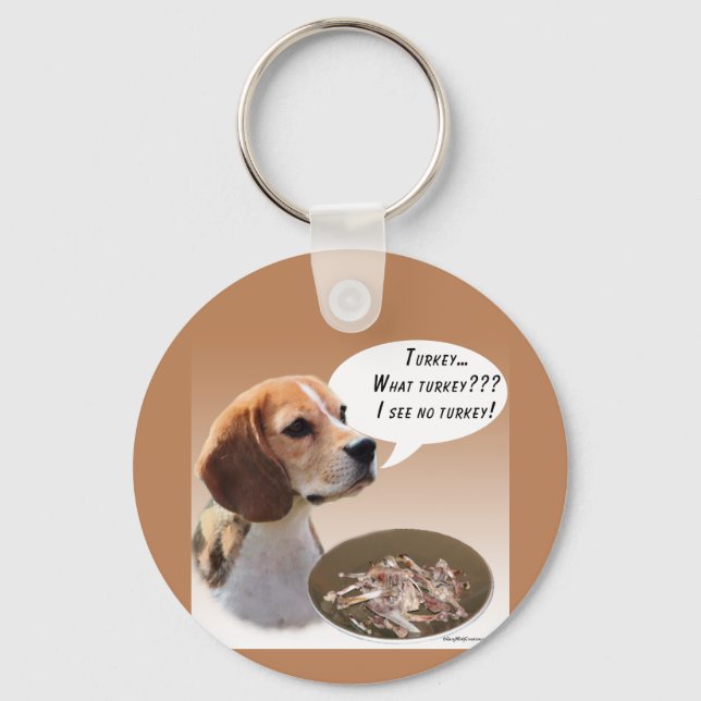 Porte-clés Turquie beagle (Recto)
