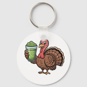 Porte-clés Turquie Boire des amoureux de Matcha Thanksgiving