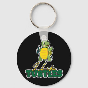 Porte-clés Turtle Lover J'Aime Les Tortues
