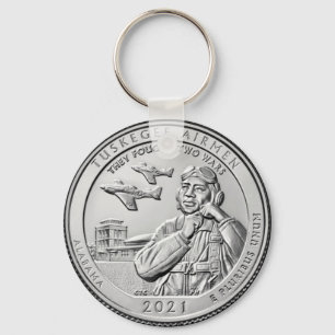 Porte-clés Tuskegee Airmen COIN