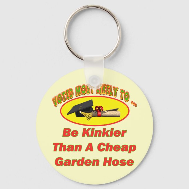 Porte-clés Tuyau Kinky Garden (Recto)