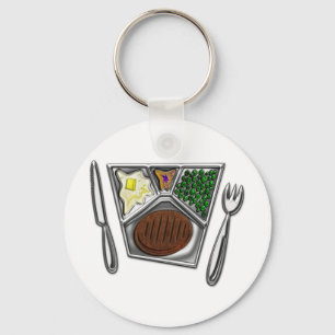 Porte-clés TV Dinner Knife et Spork