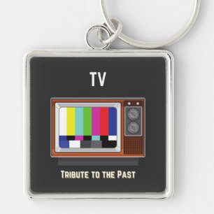 Porte-clés TV rétro