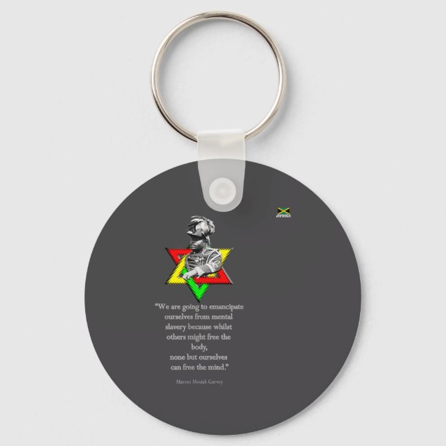 Porte-clés Tweaks Clothing - Marcus Mosiah Garvey Quote - Jam (Recto)