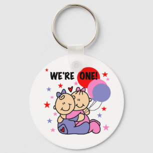 Porte-clés Twins We're One Birthday Tshirts and Gifts