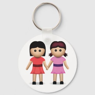 Porte-clés Two Women Holding Hands Emoji