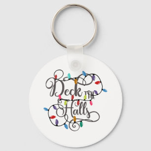 Porte-clés Typographie amusante Noël