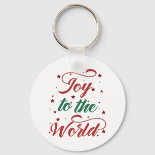 Porte-clés Typographie amusante Noël