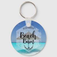 Typographie de cloche de plage - Parapluie sur la 