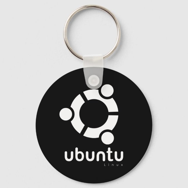 Porte-clés Ubuntu Linux Open Source (Recto)