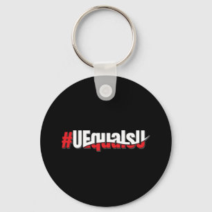 Porte-clés UEqualsU VIH Indétectable Art non transmettable