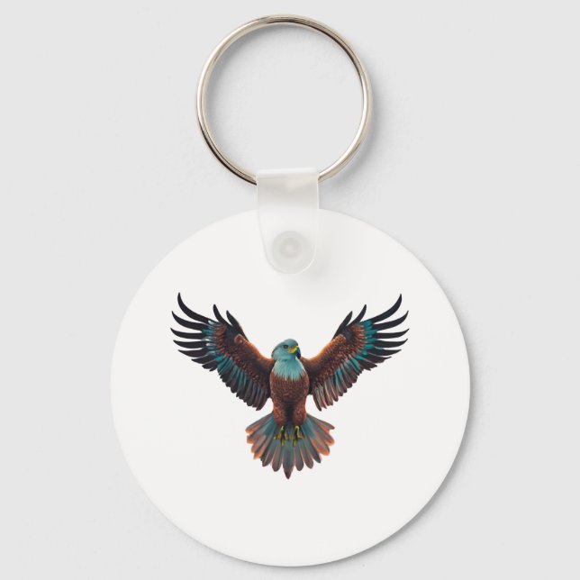 Porte-clés Un aigle... (Recto)