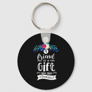 Porte-clés Un ami est un cadeau