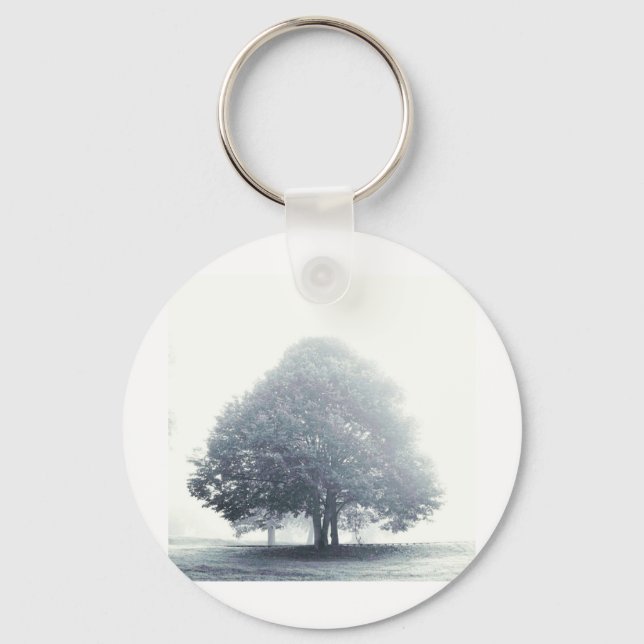 Porte-clés Un arbre dans le brouillard (Recto)