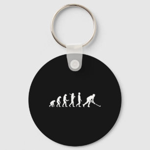 Porte-clés Un cadeau amusant d'évolution de hockey pour les j