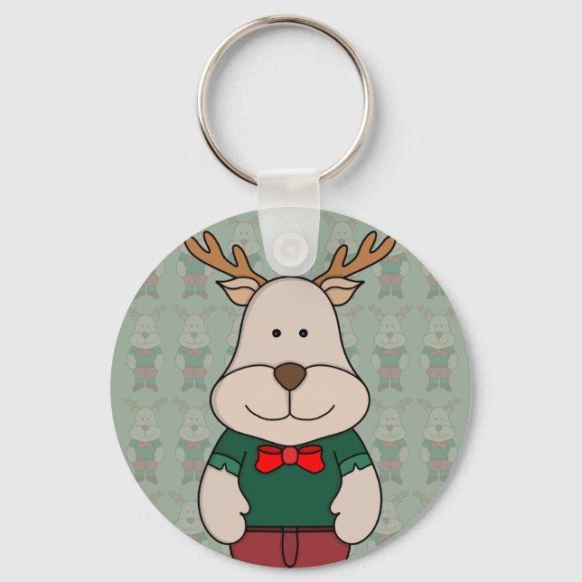 Porte-clés Un cerf mignon (Recto)