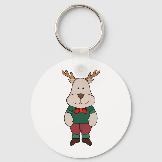 Porte-clés Un cerf mignon (Recto)