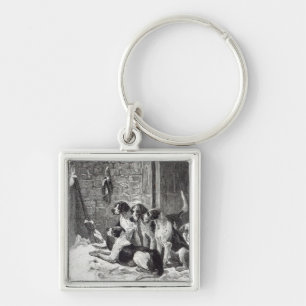 Porte-clés Un chant de Noël, de "heure de loisirs", 1888