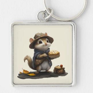 Porte-clés Un Chipmunk de l'ancien bloc