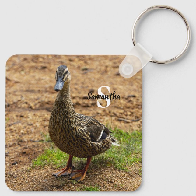 Porte-clés Un Clavier de canard à Majard (Dos)