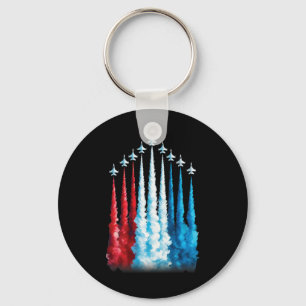 Porte-clés Un Combat Jette Le Drapeau Américain Pour 4 juille