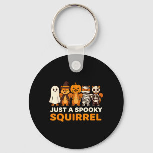 Porte-clés Un costume de Halloween de dessin animé d'écureuil