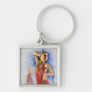 PORTE-CLÉS UN DANSEUR 2 DE FLAMENCO