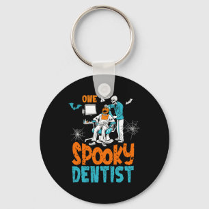 Porte-clés Un Dentiste Éffrayant Craindre Dental Halloween Sq