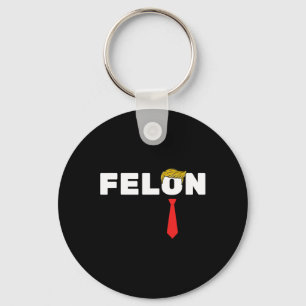 Porte-clés Un Felon Trump Élection 2024 Américaine