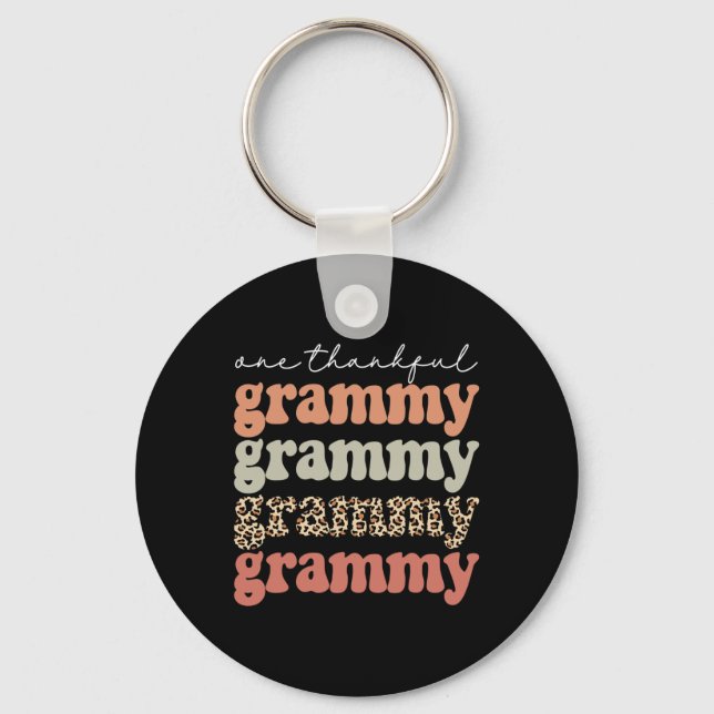 Porte-clés Un Grammy Remerciements Arbre D'Automne Feuilles D (Recto)