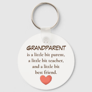 Porte-clés Un Grand-Parent Est porte - clé