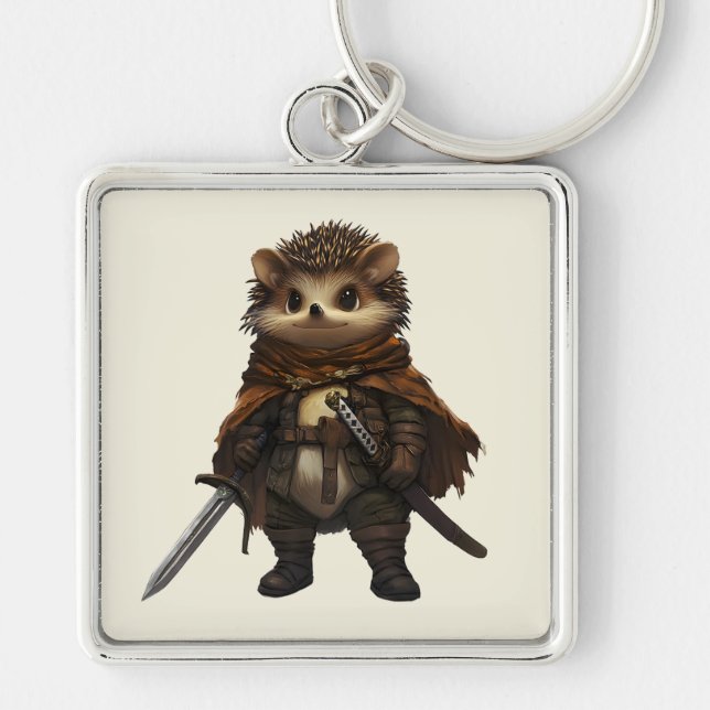 Porte-clés Un guerrier à quai (Devant)