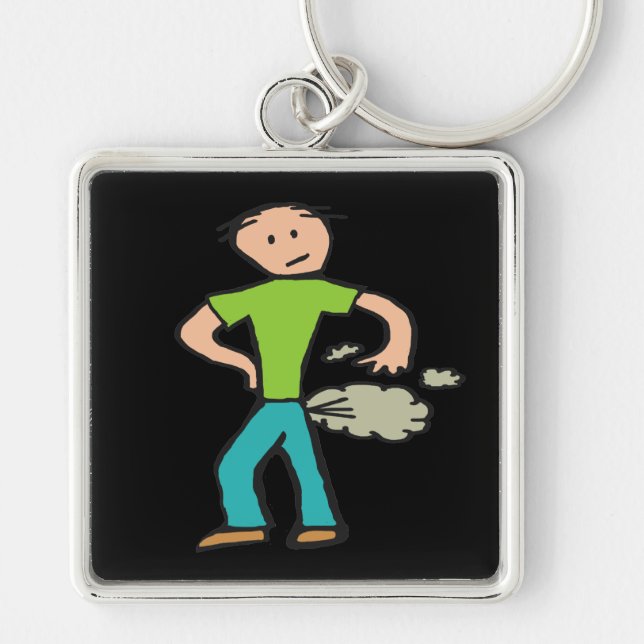 Porte-clés Un homme à la farine (Devant)