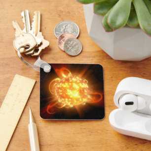 Porte-clés Un jeune nain rouge