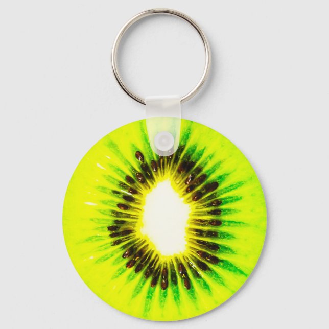 Porte-clés un kiwi personnalisable (Recto)