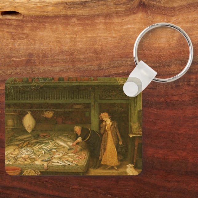 Porte-clés Un magasin de pêcheurs par Frederick Walker (Recto)