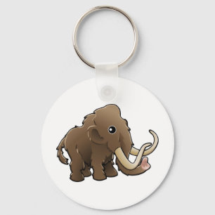 Porte-clés Un mignon mammouth laineux