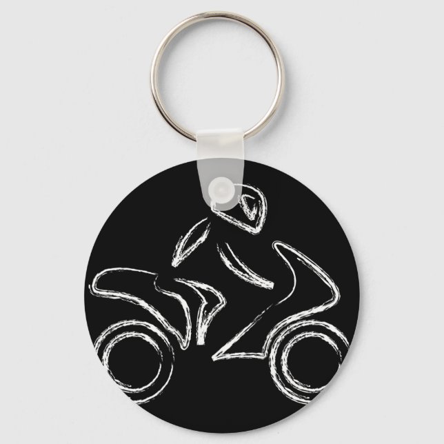Porte-clés Un moto (Recto)