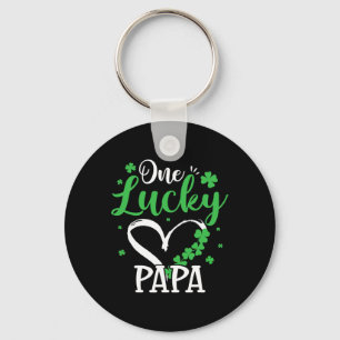 Porte-clés Un Papa chanceux Saint-Patrick Vert Irlandais Sham