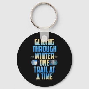 Porte-clés Un Piste À La Fois À L'Hiver