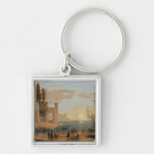 Porte-clés Un port maritime, 1639