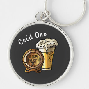 Porte-clés Un Porte - clé de bière froide