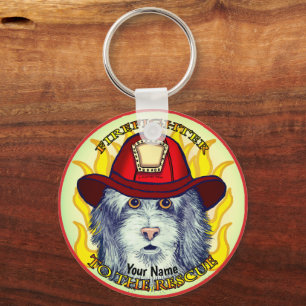 Porte-clés Un Porte - clé de pompier Cheepdog