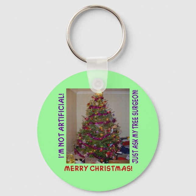 Porte-clés Un véritable arbre de Noël (Recto)